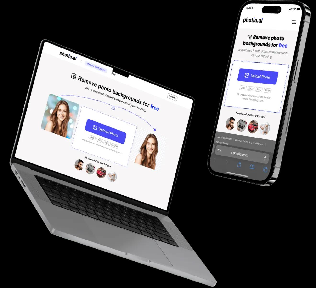 Remove and edit background on any devices